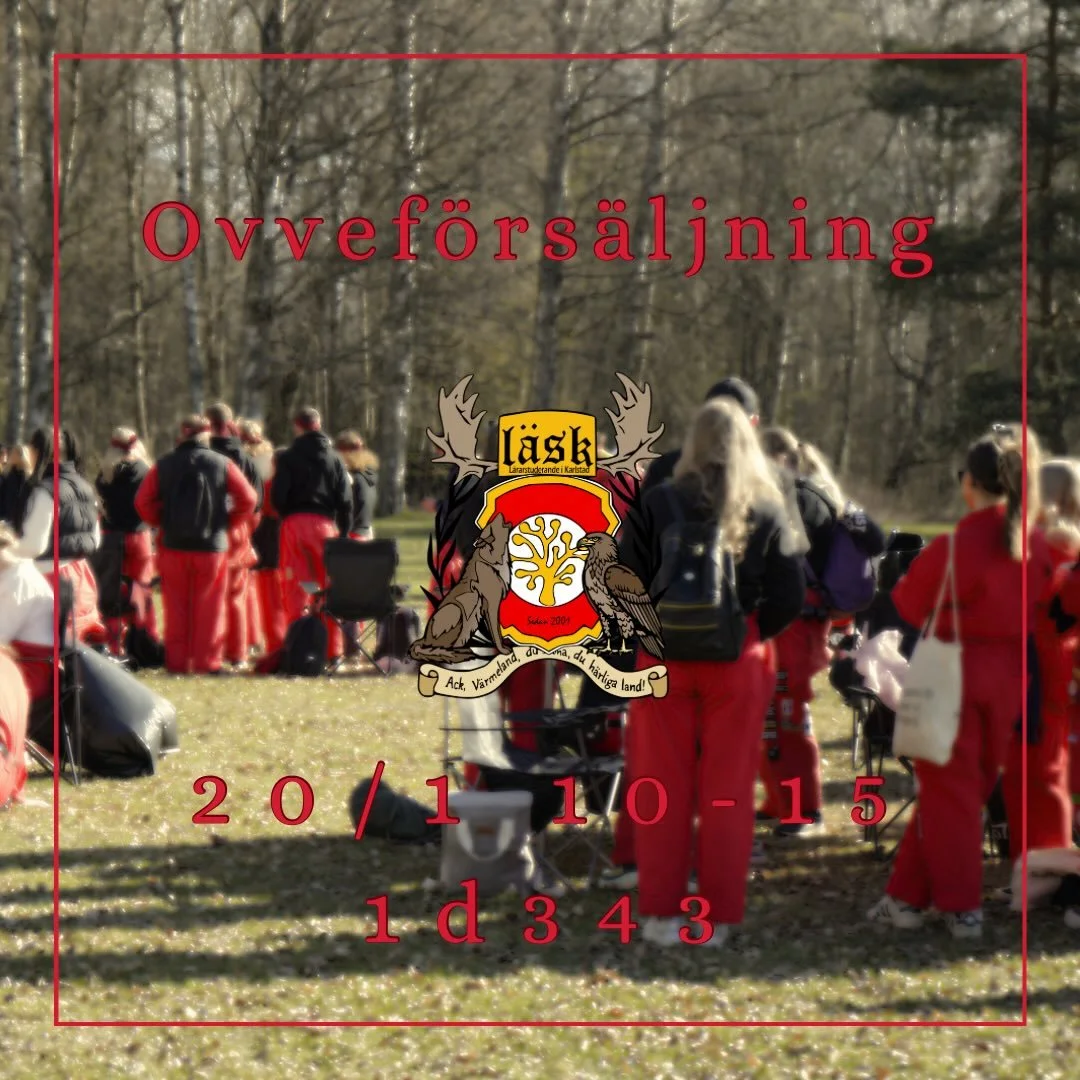 Hej alla L&auml;sk:are ❤️

Ni som inte &auml;nnu k&ouml;pt en ovve, eller ni som best&auml;llt en och har l&auml;ngtat efter att f&aring; den, se hit! Missa inte att skaffa en innan &aring;rets alla event drar ig&aring;ng! ❤️🎉