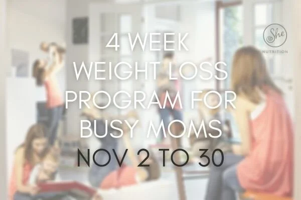 4-week Weight Loss Program for Busy Moms