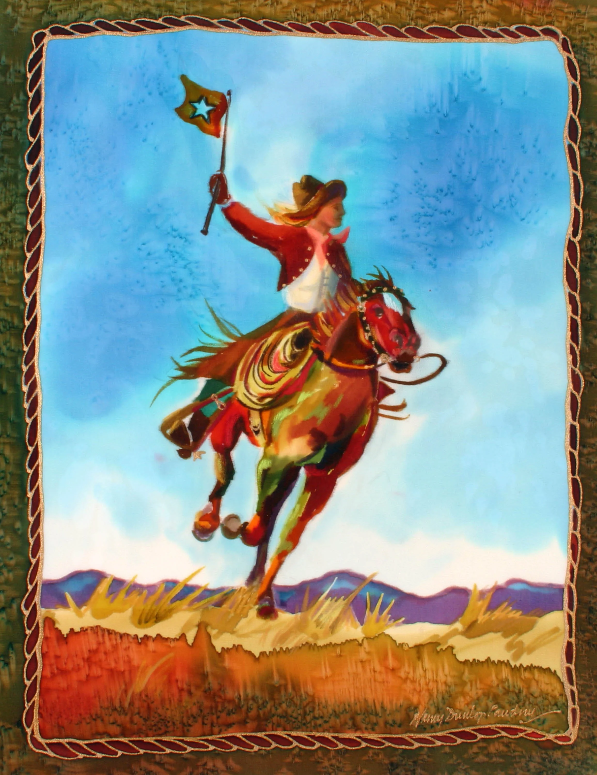 "Riding the Range" - Nancy Dunlop Cawdrey