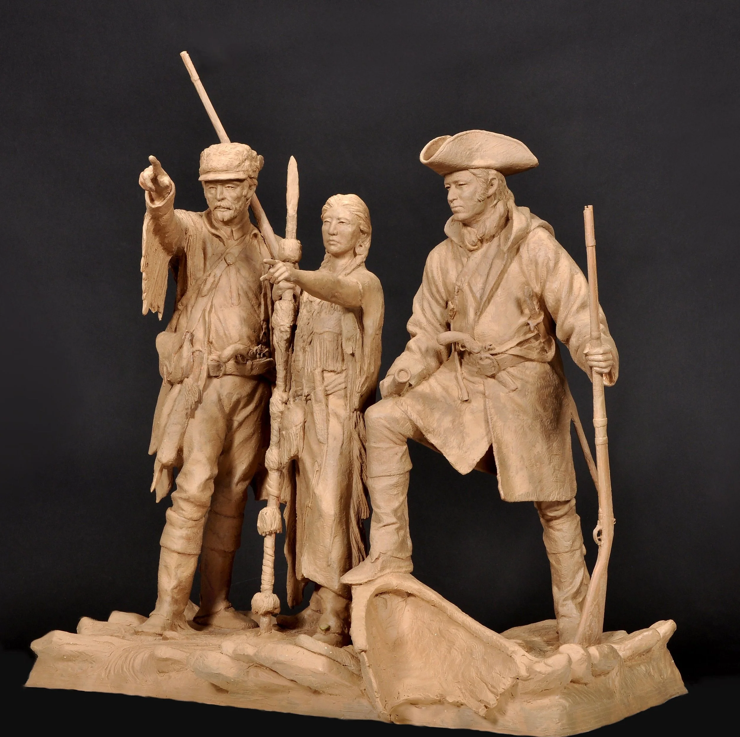 "Dawn of America" by Vic Payne. Bronze, 24 x 24 x 12 inches, $16,500. Lot 78.