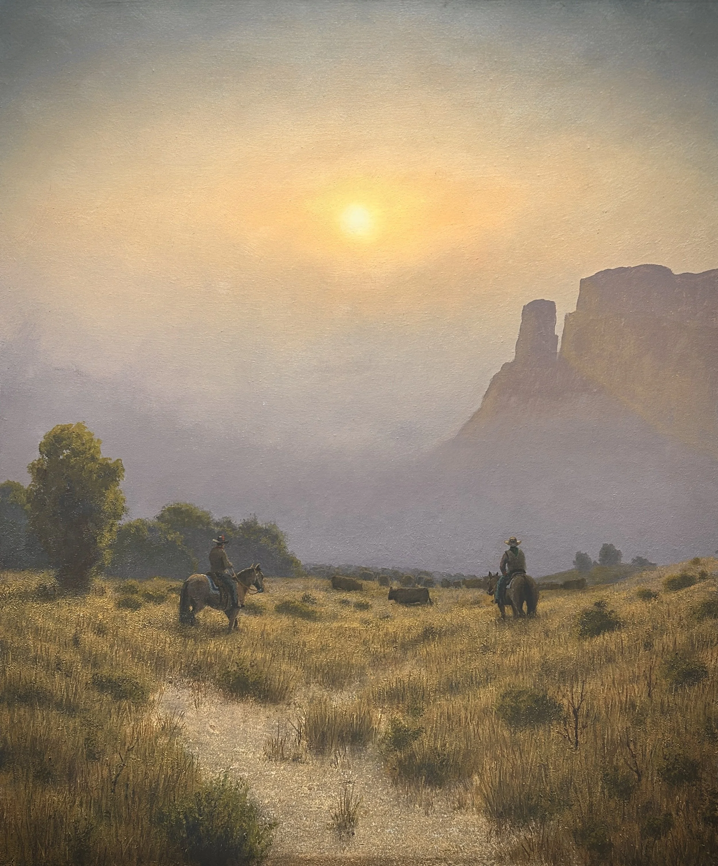 "Misty Morning" by Joseph McGurl. Oil, 24 x 20 inches, $14,000. Lot 95.