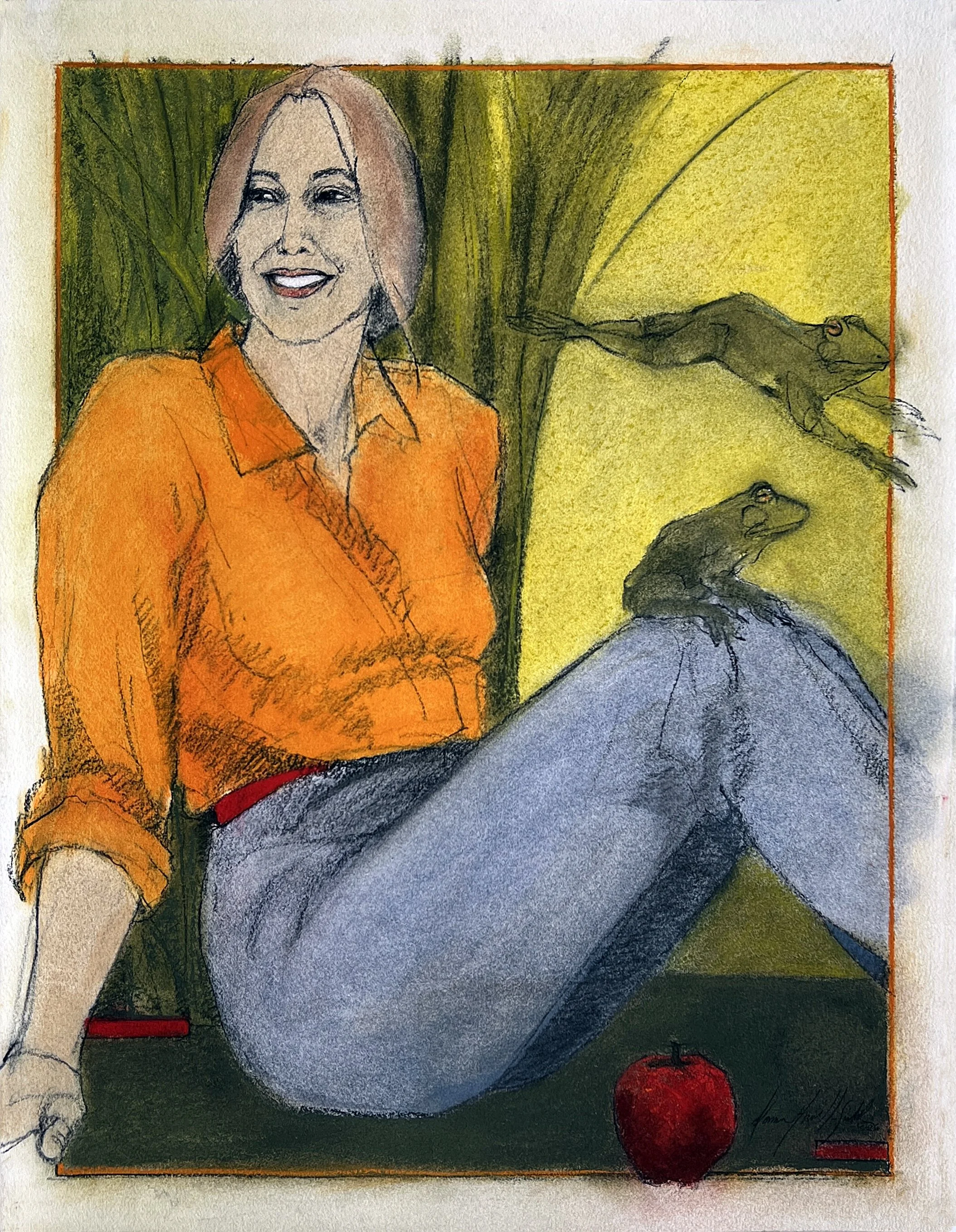 "Waiting for Magic" by Donna Howell-Sickles. Mixed Media, 28.25 x 23 inches, $6,200. Lot 27.
