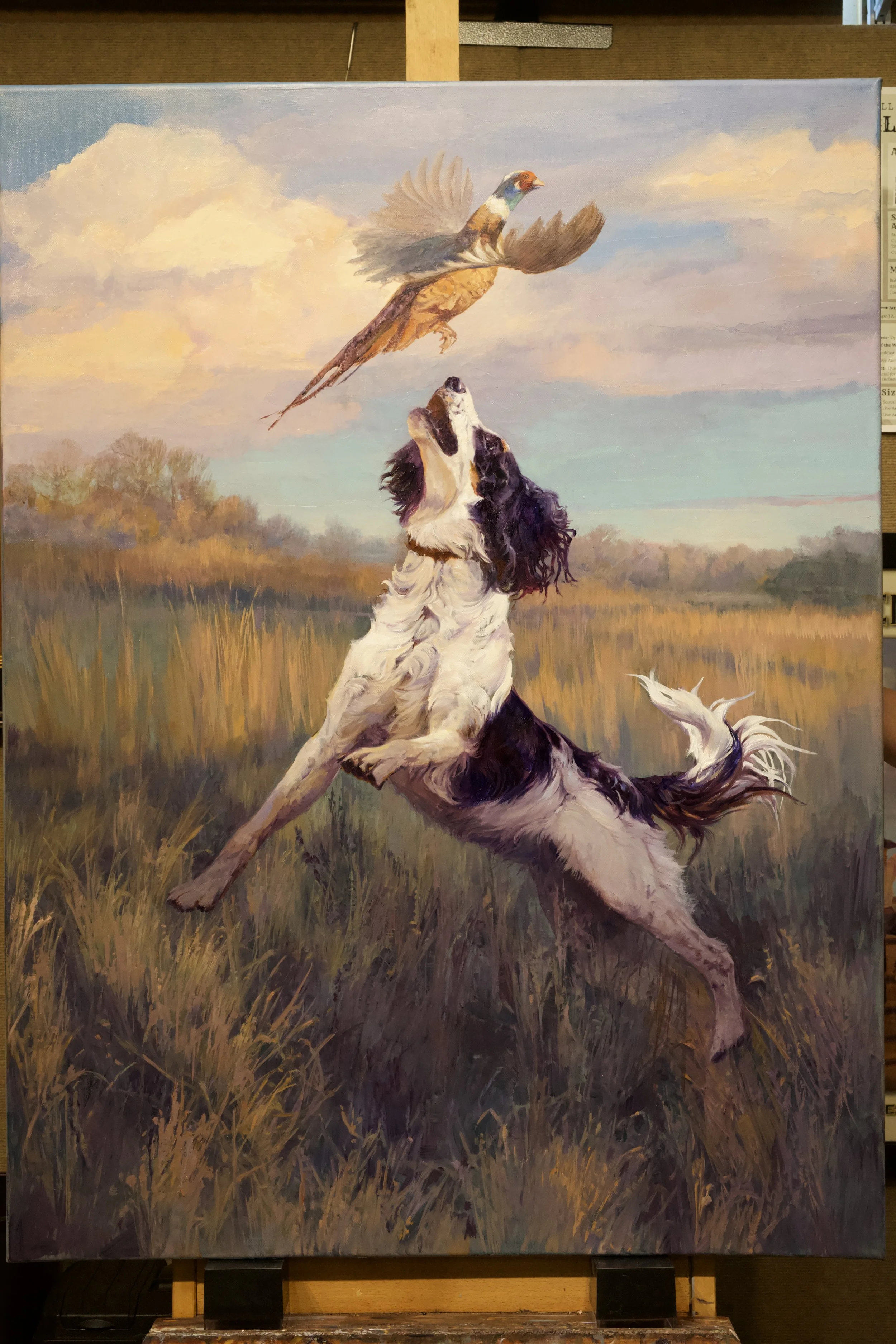 "Air Born" by Julie Jeppsen. Oil, 40 x 30 inches, $16,000. Lot 62.