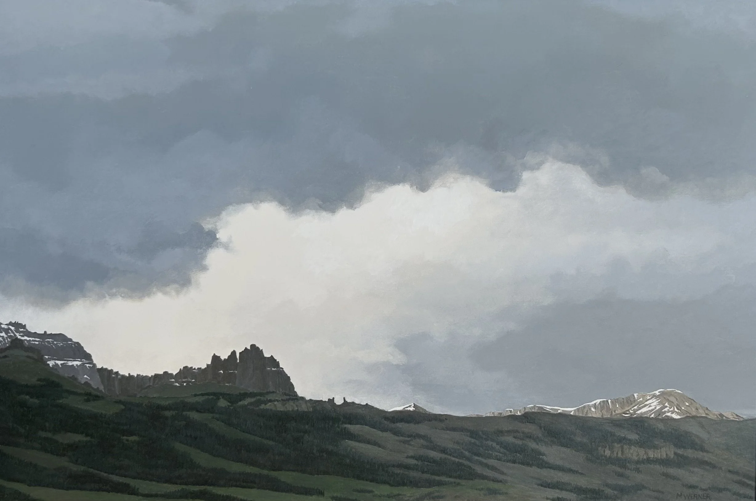 "Summer Storm On Carter Mountain" - Max Werner