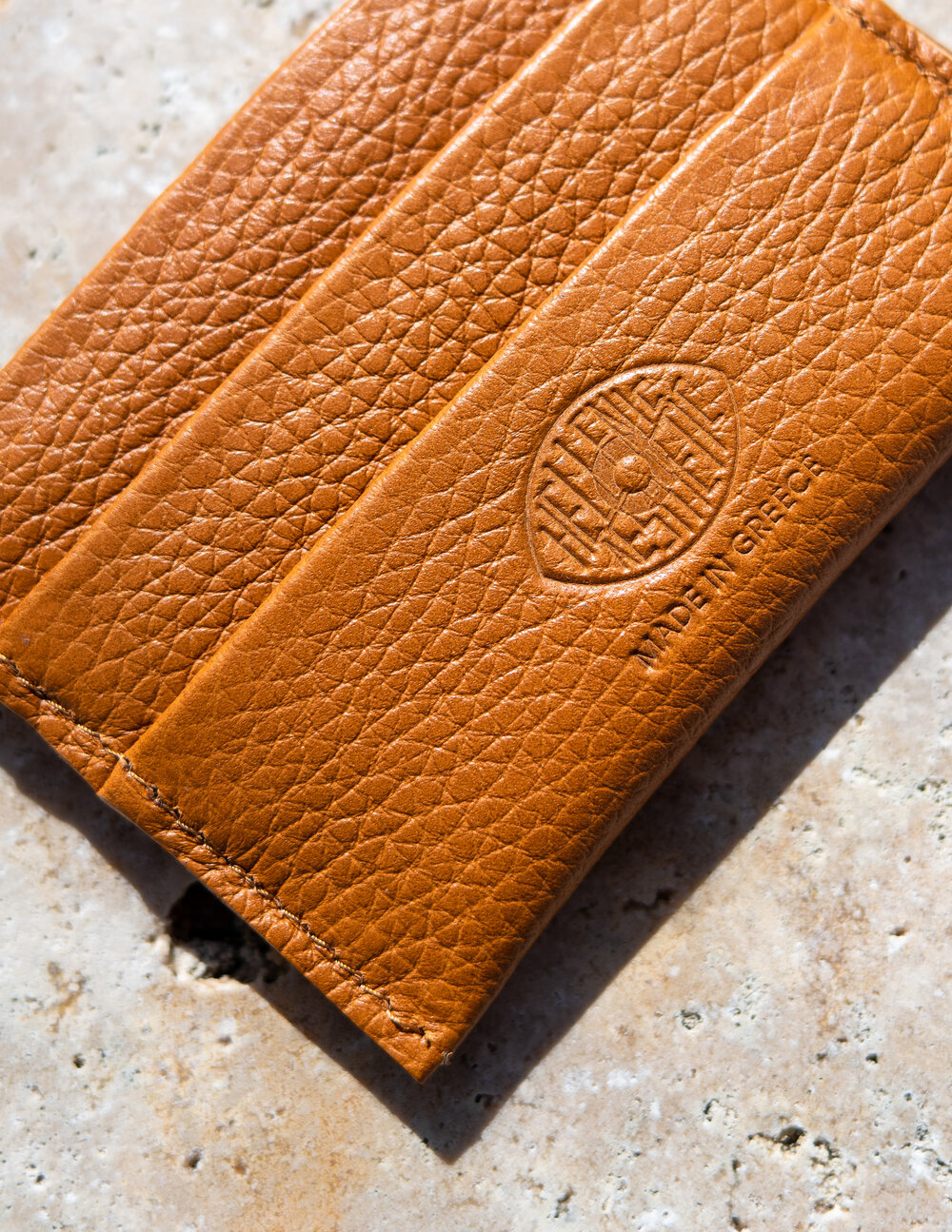 Small Leather Zipper Pouch — Hellenic Aesthetic