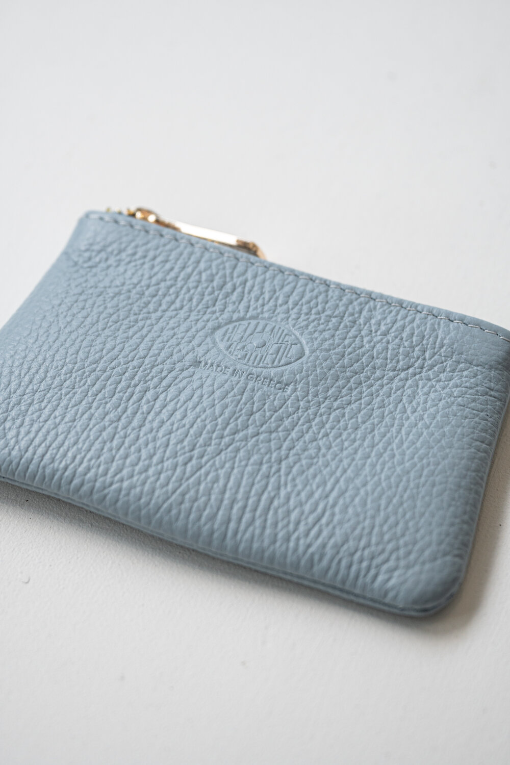 Small Leather Zipper Pouch