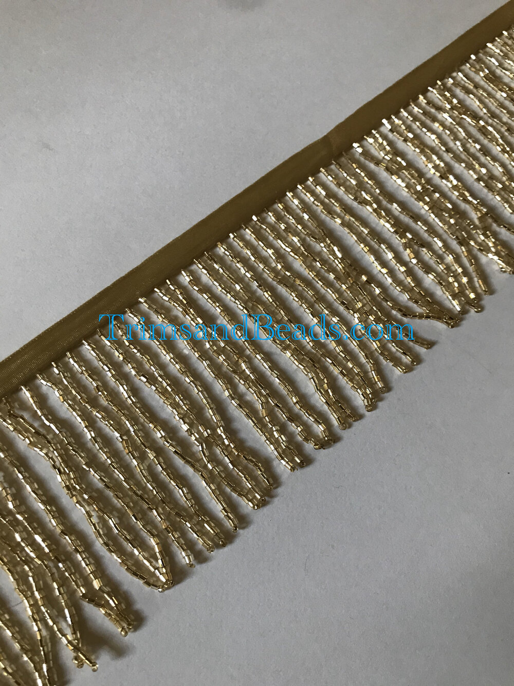 metallic chainette fringe trim silver gold