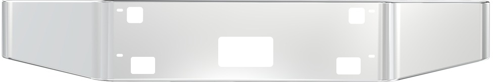 Western Star 47X 49X Set Back Bumper Factory Stainless OEM A21-29507-007 A21-29511-011 A21-29511-027