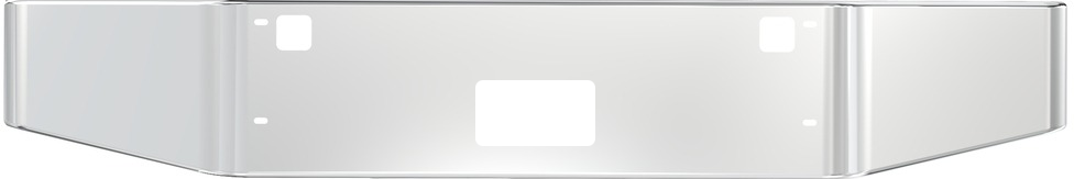 Western Star 47X 49X Set Back Bumper Factory Stainless OEM A21-29507-006 A21-29511-010 A21-29511-026