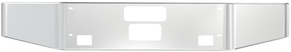 Western Star 47X 49X Set Back Bumper Factory Stainless OEM A21-29336-011 A21-29507-003 A21-29509-003 A21-29511-019