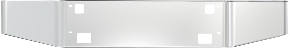 Western Star 47X 49X Set Back Bumper Factory Stainless OEM A21-29507-005 A21-29511-009 A21-29511-025