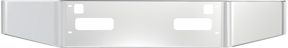 Western Star 47X 49X Set Back Bumper Factory Stainless OEM A21-29511-032 A21-29511-036