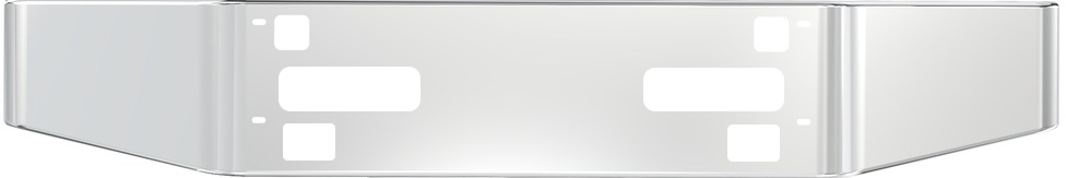 Western Star 47X 49X Set Back Bumper Factory Stainless OEM A21-29509-007 A21-29511-037