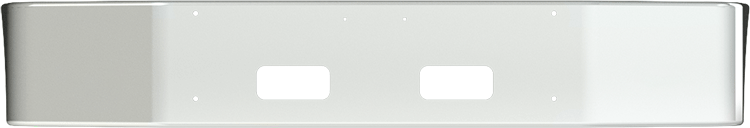 Peterbilt 348 Set Forward Bumper Chrome