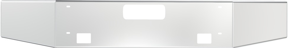 Western Star 47X 49X Set Back Bumper Factory Stainless OEM A21-29336-009 A21-29507-001 A21-29509-001 A21-29511-017