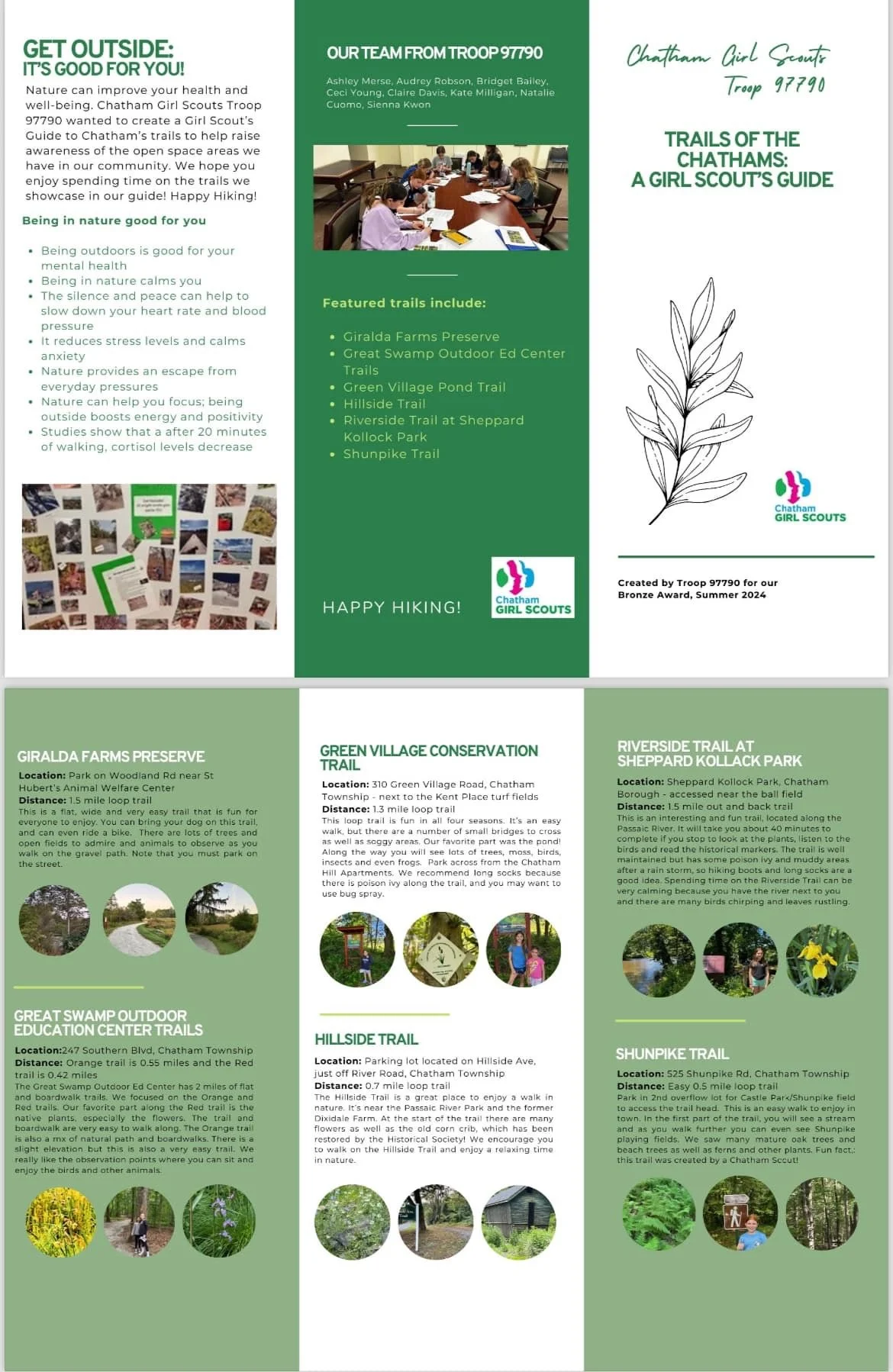 Trails of the Chathams: A Girl Scout Guide