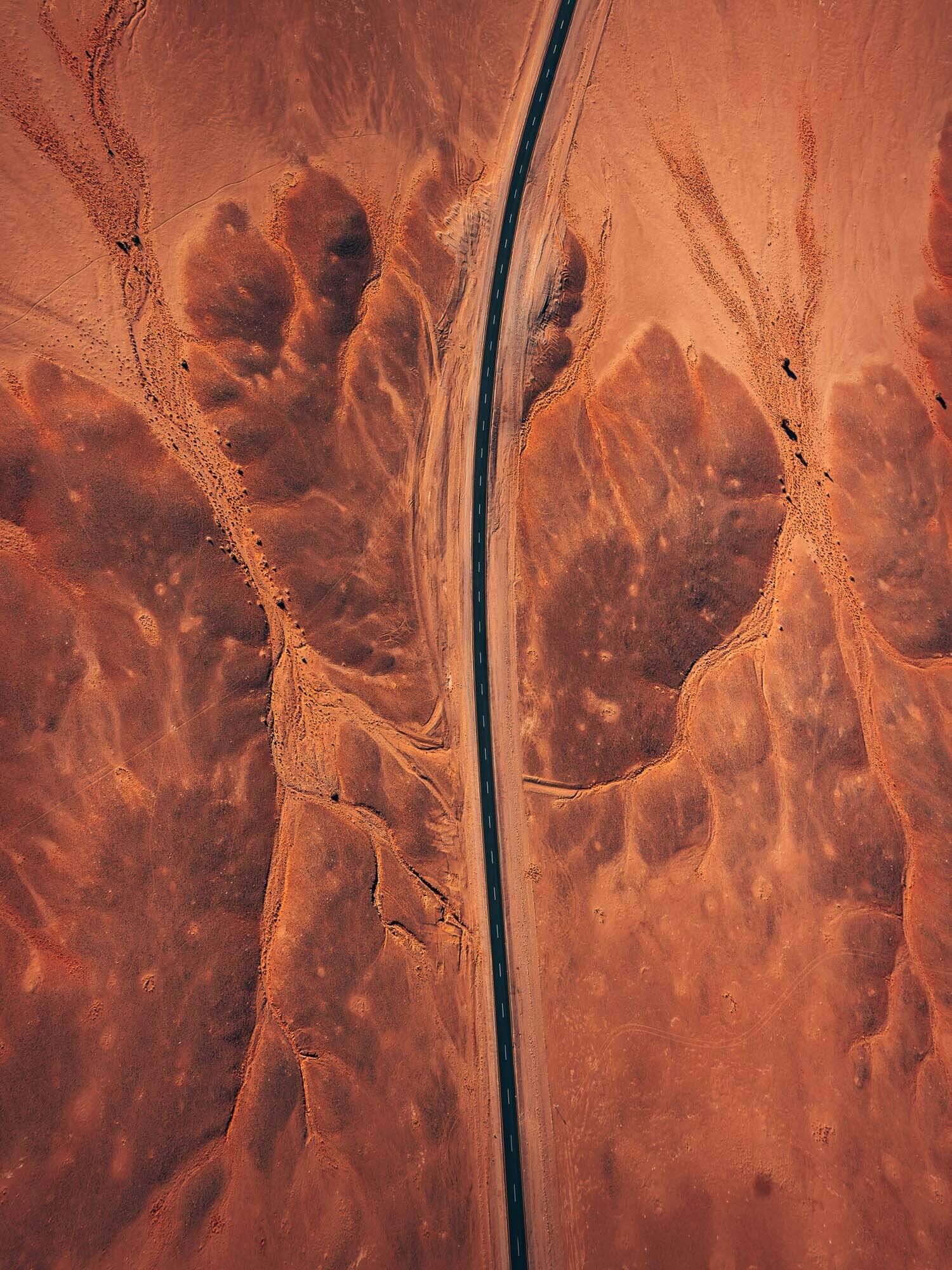 Desert Road Aerial Photography in Namibia.jpg
