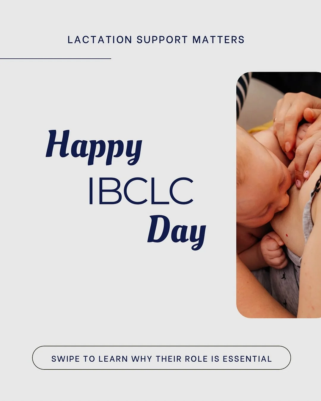 Happy IBCLC Day to the incredible lactation consultants who provide expert care, compassion, and support every day! Your dedication makes a world of difference for families on their feeding journeys. 💙✨ 

#ibclc #breastfeed #pumpingmilk #lactation #