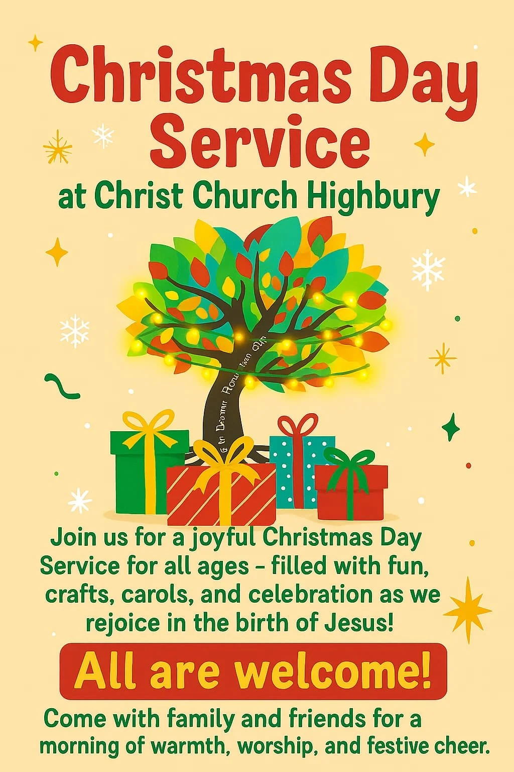 All age Christmas Day Service