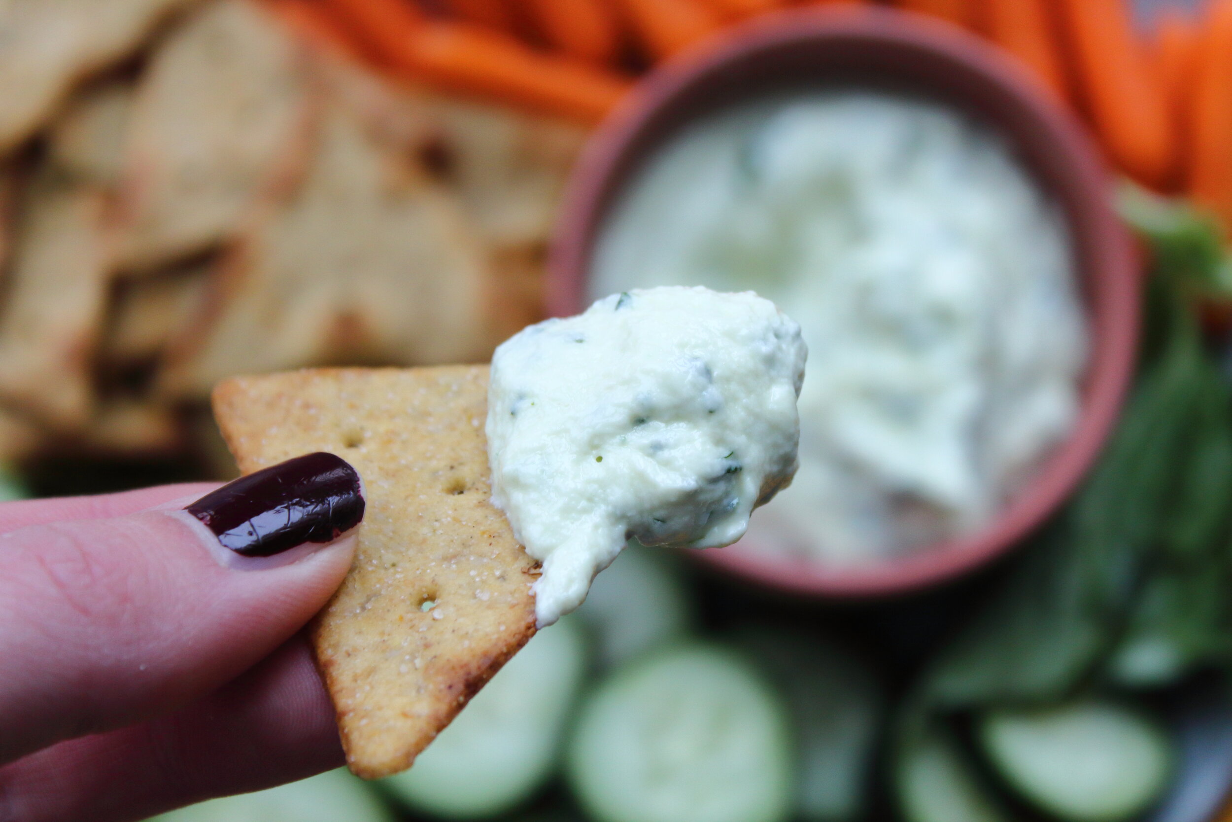 Whipped Feta and Herb Dip — The Balanced Homebody