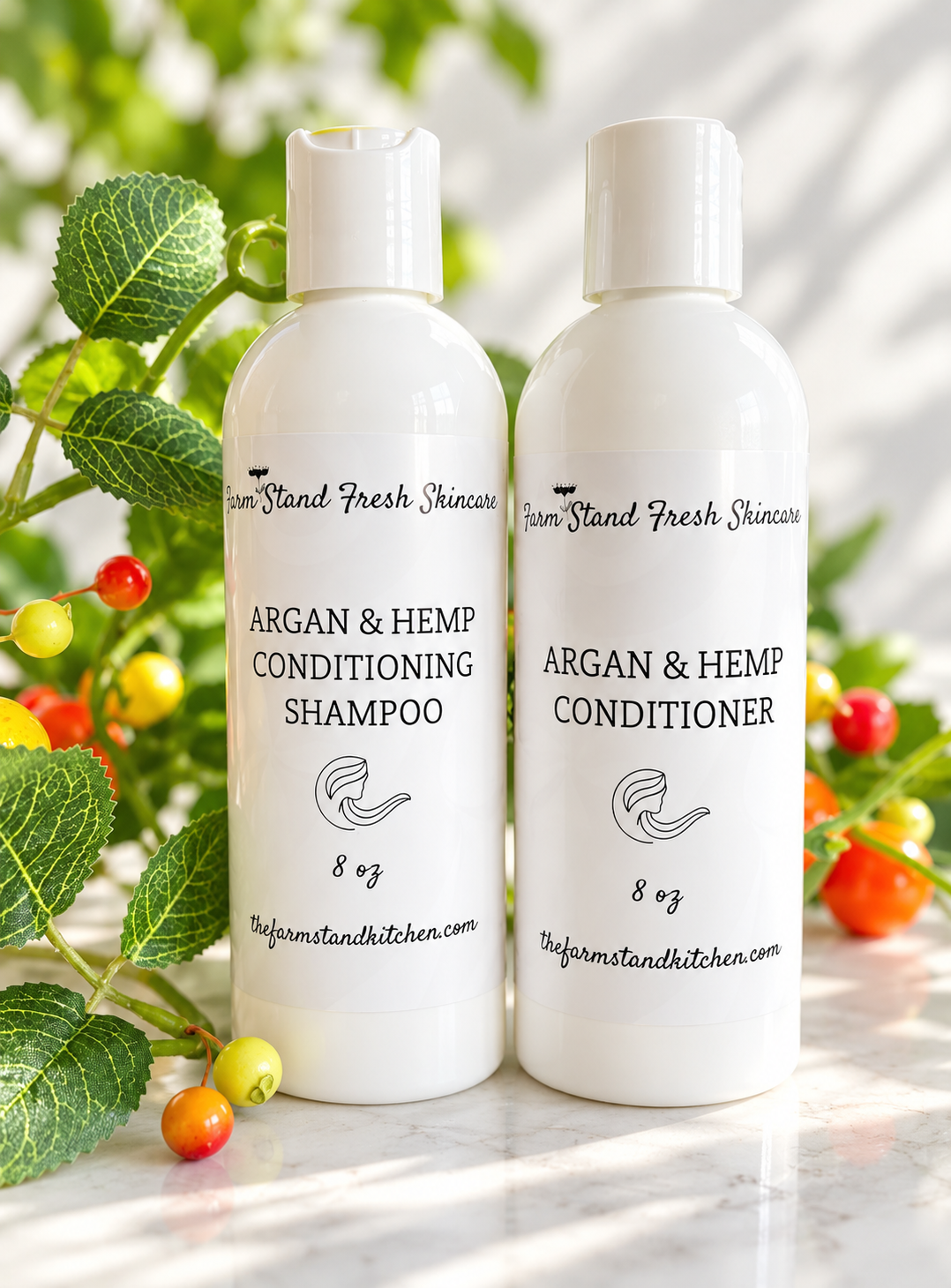 ARGAN & HEMP CONDITIONING SHAMPOO & CONDITIONER