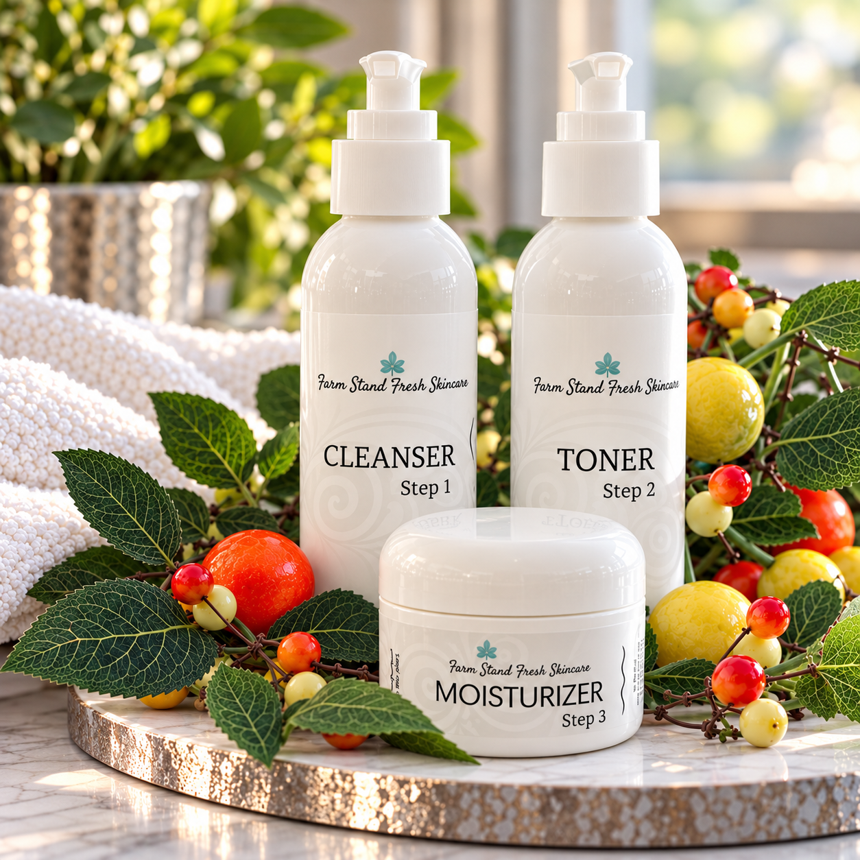 ORGANIC SUPER FRUITS SKINCARE SET
