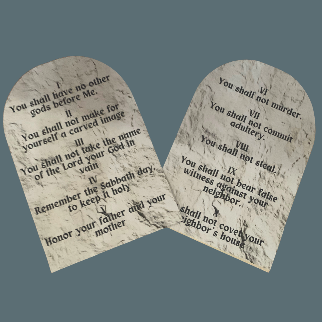 10 Commandment Tablets