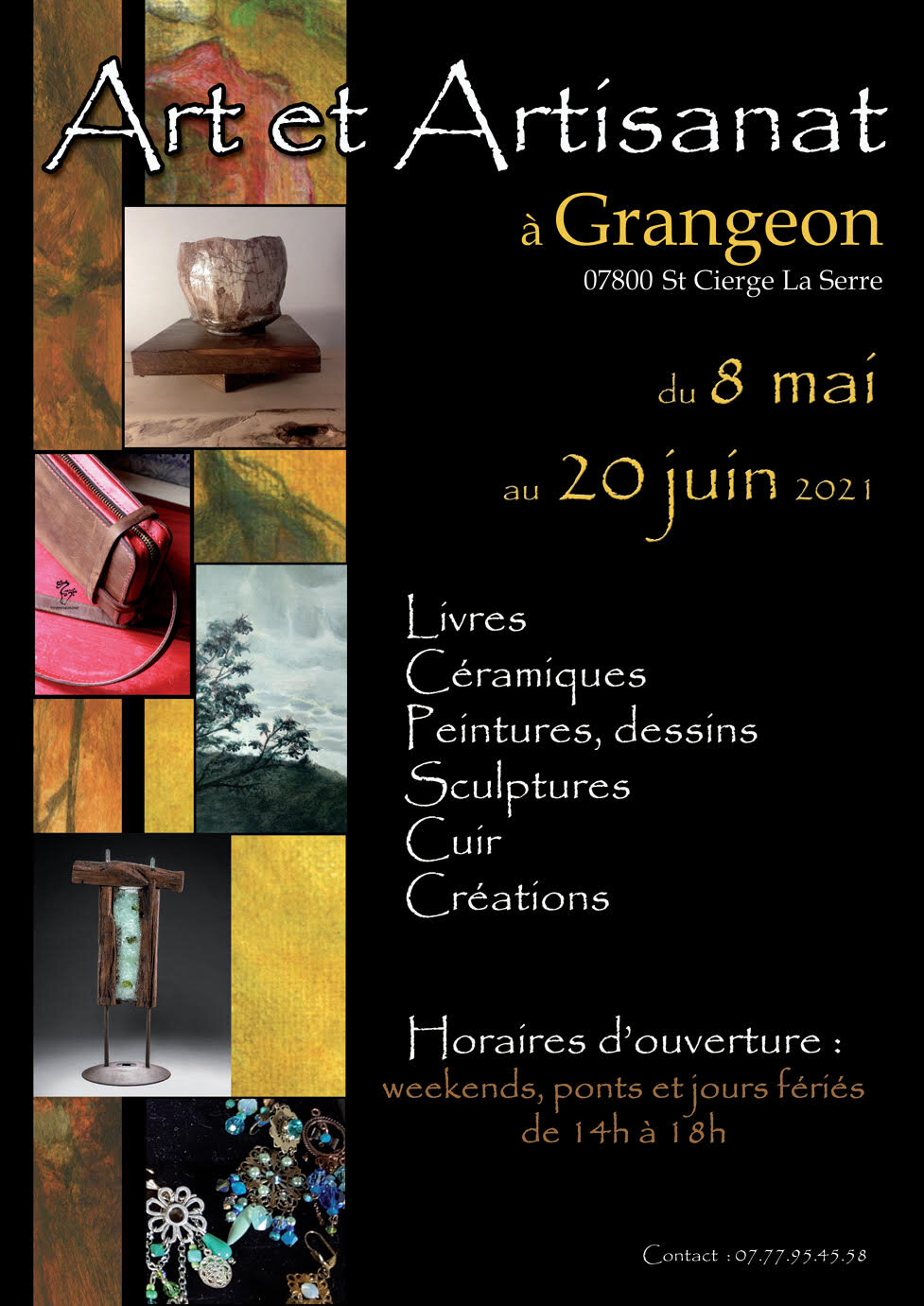 Exposition d'art à Grangeon