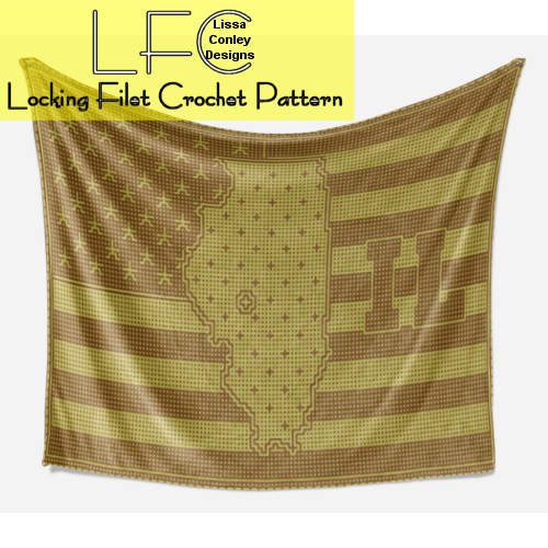 American Flag - Illinois LFC — Lissa Conley Designs