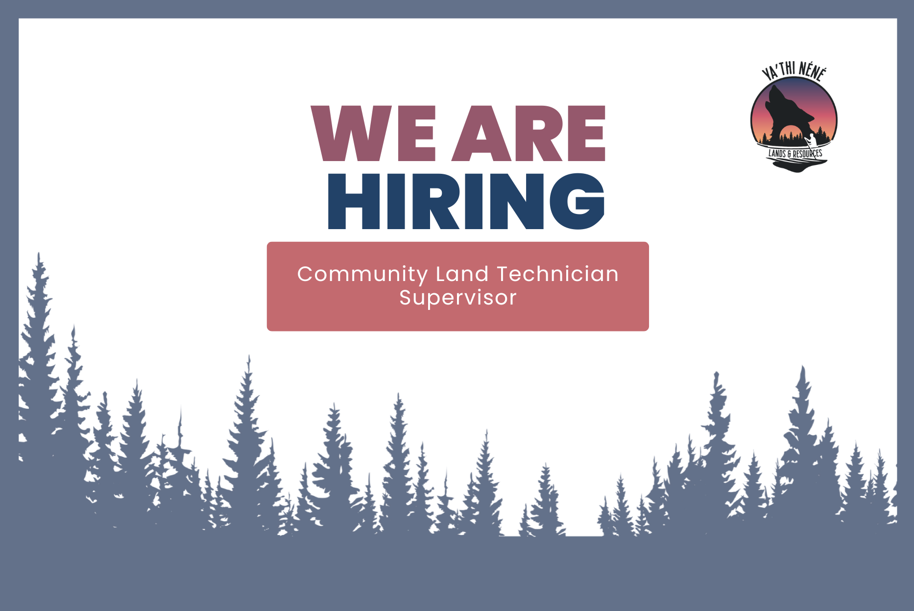 Community Land Technician Supervisor
