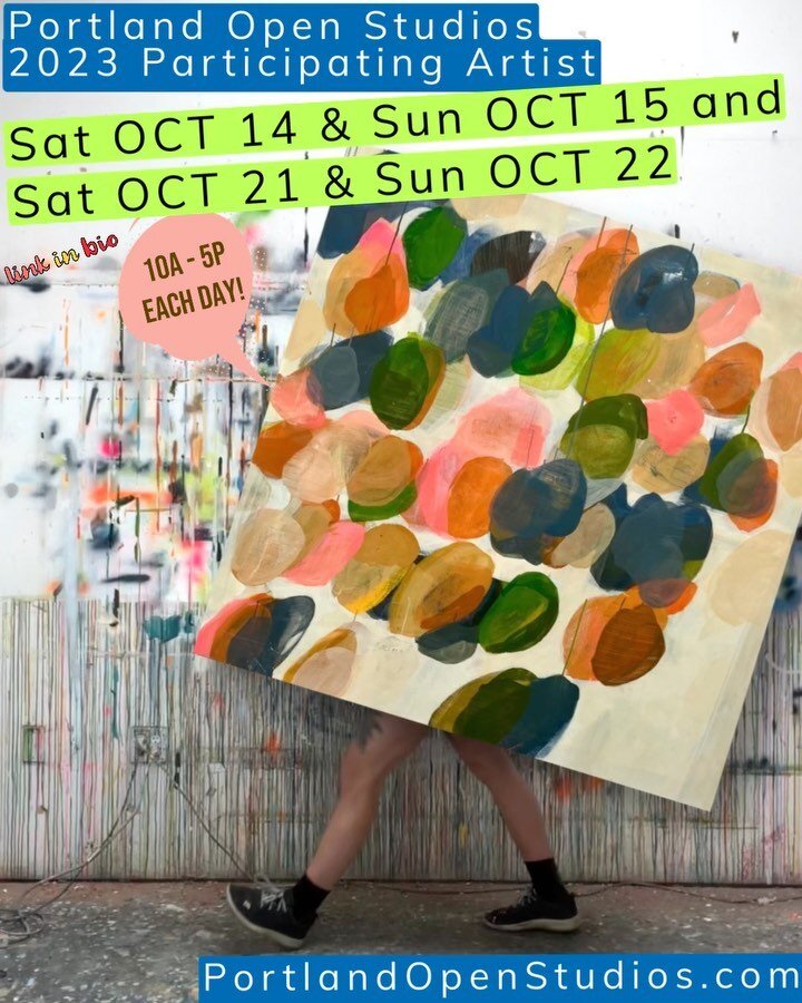 &mdash;&gt;🍰Dear Portland-locals and spontaneous out-of-town road trippers: ✨my studio will be open this coming wknd and next ✨Sat Oct 14 &amp; Sun Oct 15 *and* Sat Oct 21 &amp; Oct 22 (10A-5P each day)✨ along w 100+ artists for the city-wide @pdxop