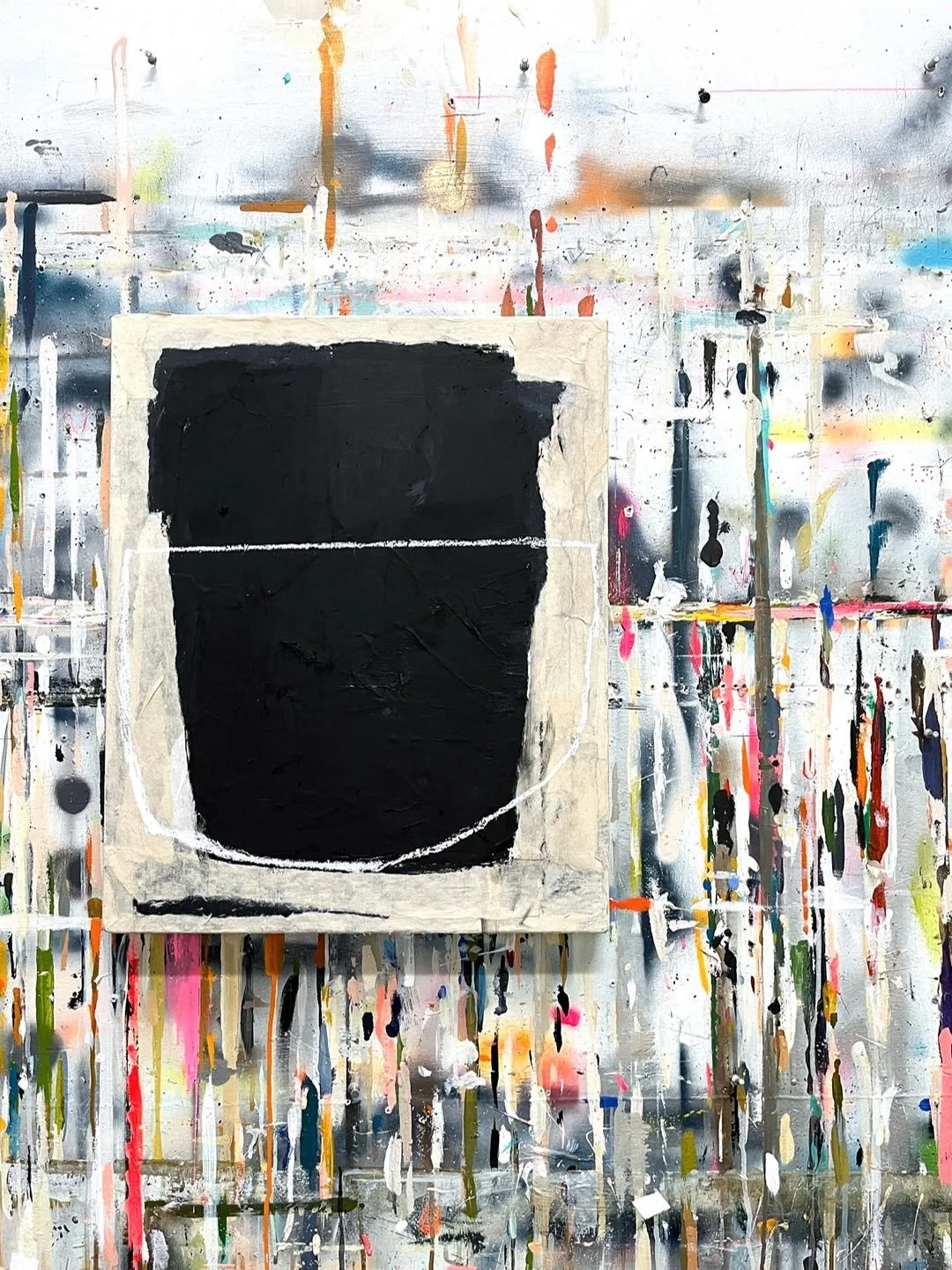 New, smaller works on canvas 20x16in releasing this week, including ^'untitled 25-30' with xtra thx for your very good looking. All up on the site soon or just DM. 
//
📣My next open studio: *SATURDAYS starting Nov 29* (10A-3P each Saturday or anytim