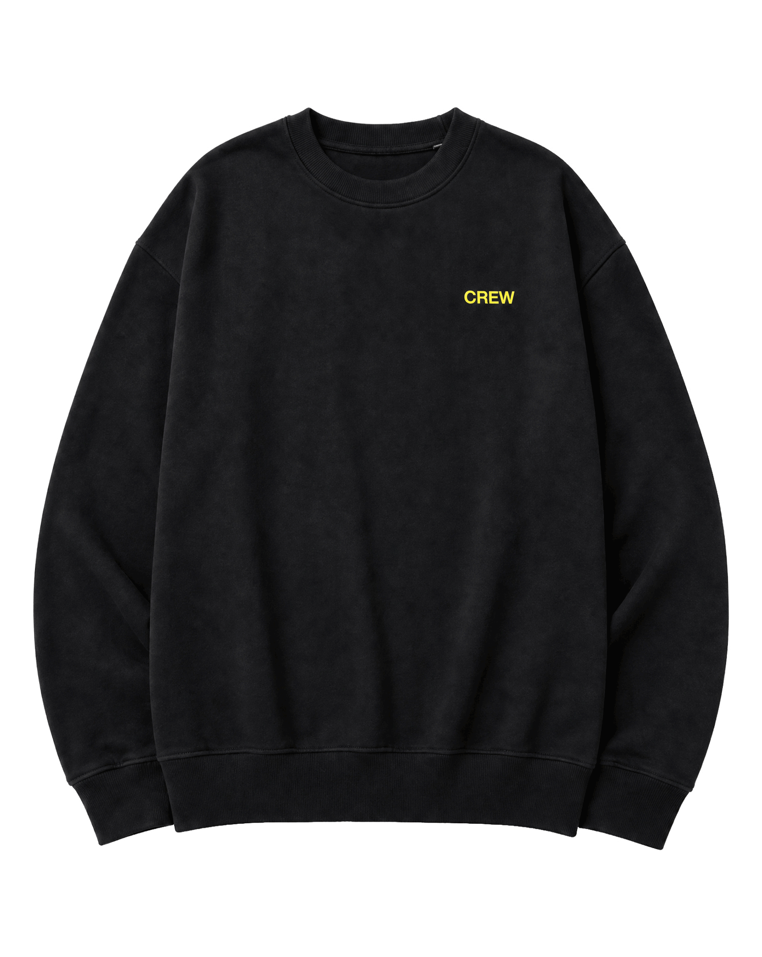 CREW SWEATSHIRT IN BLACK