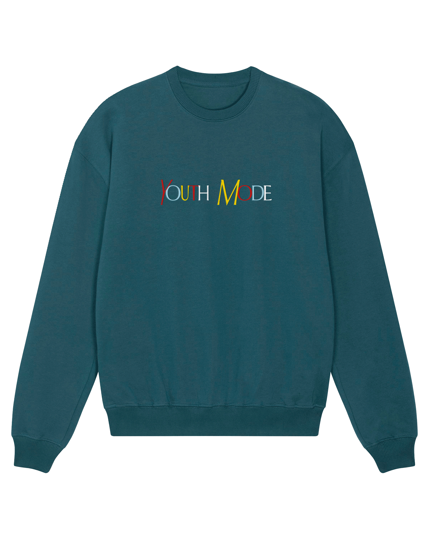 LOGO SWEATSHIRT IN TEAL