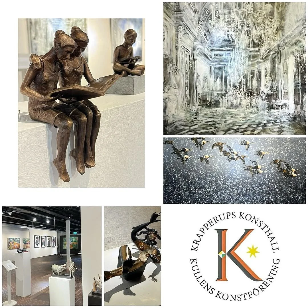 @krapperups.konsthall Succ&eacute;n med sommarens kvalitetsutst&auml;llning i Krapperups Konsthall forts&auml;tter.
Missa inte att se Ernst Billgrens litografier och Eva Larssons eleganta och uttrycksfulla skulpturer.

Andra k&auml;nda namn som delta