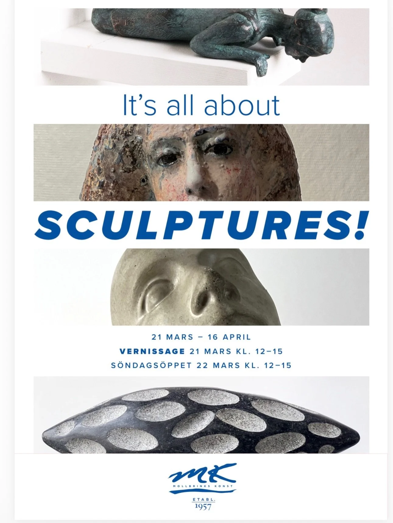 V&auml;lkomna till vernissage p&aring; @mollbrinks i Uppsala p&aring; l&ouml;rdag  kl. 12-15. Sj&auml;lv deltar jag bara i anden d&aring; jag fortfarande arbetar fr&aring;n Indien. Men mina medutst&auml;llare &auml;r p&aring; plats!
Tack f&ouml;r all