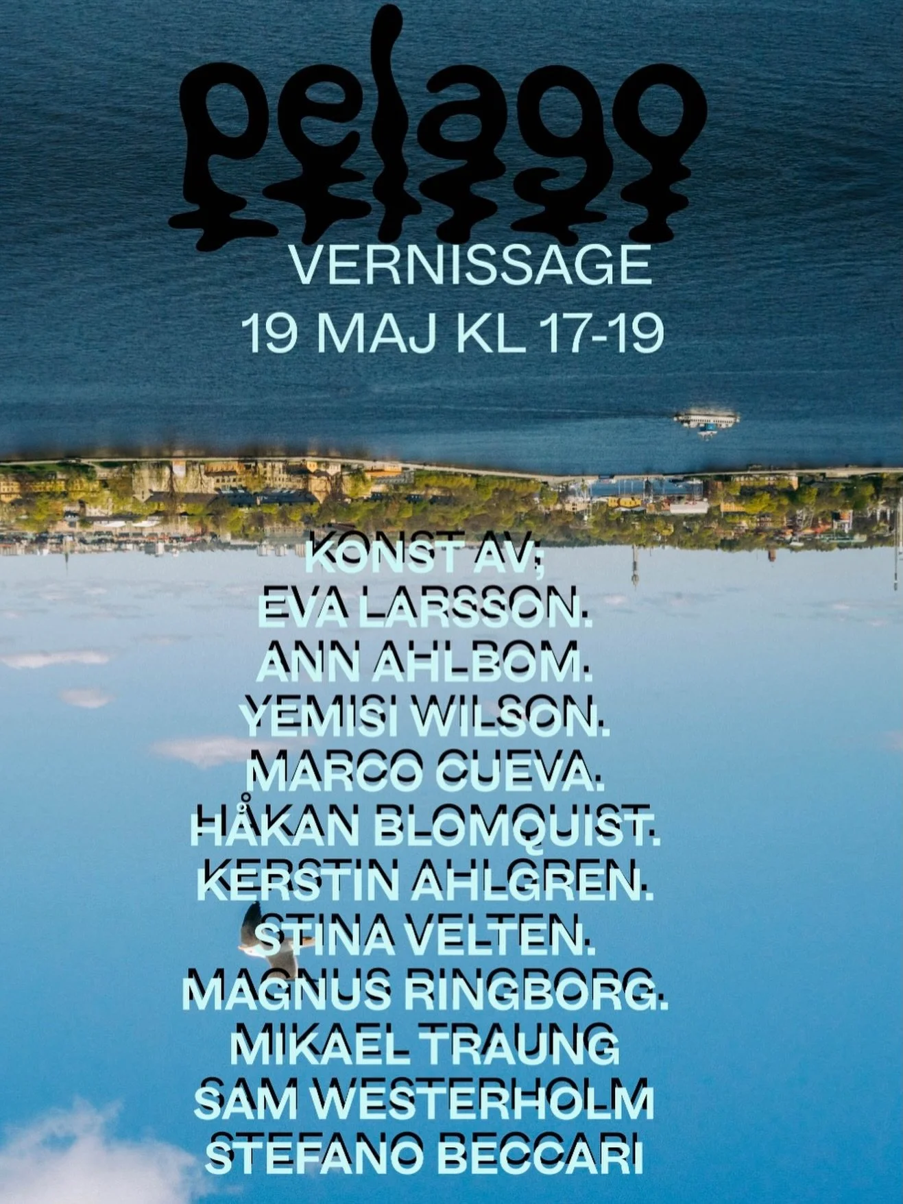 Nu duggar vernissagen t&auml;tt! Varmt v&auml;lkomna till Pellago (ovanf&ouml;r Gondolen)
Konst och Stockholms b&auml;sta utsikt utlovas!