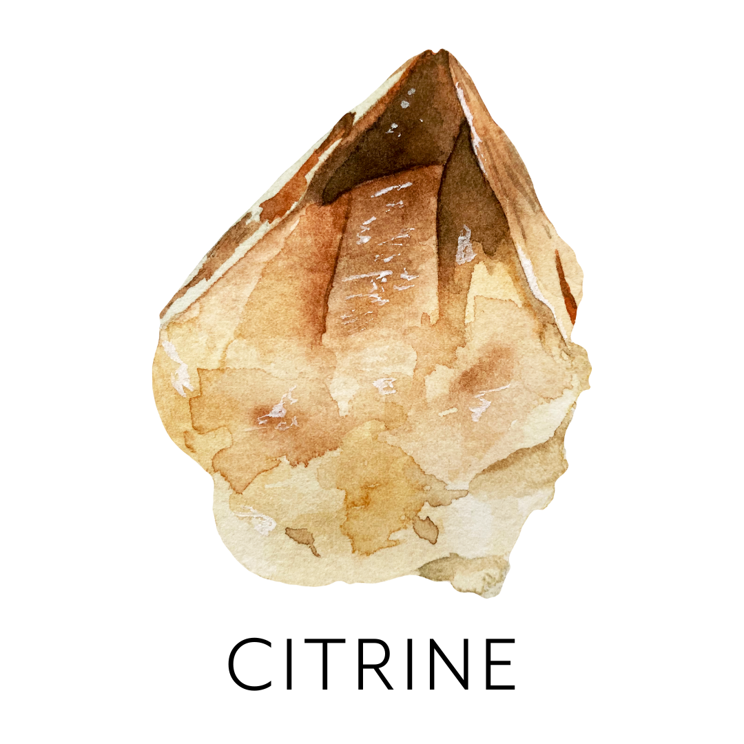 Watercolor illustration of a sugar cube.