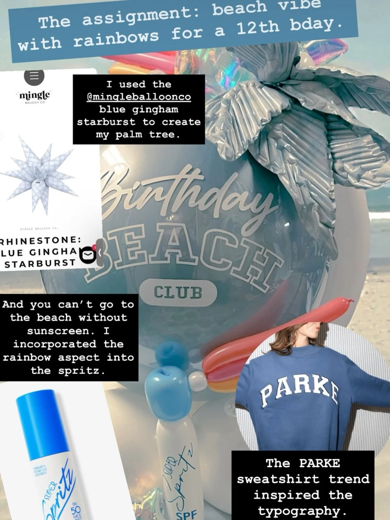 I understood the assignment 💅🌊🐚 ➡️swipe to see the final result! . Sharing a little behind the scenes and insight into the creative process that brought this super cool and unique balloon design to life.
#balloonbouquet #balloondecoration #balloon