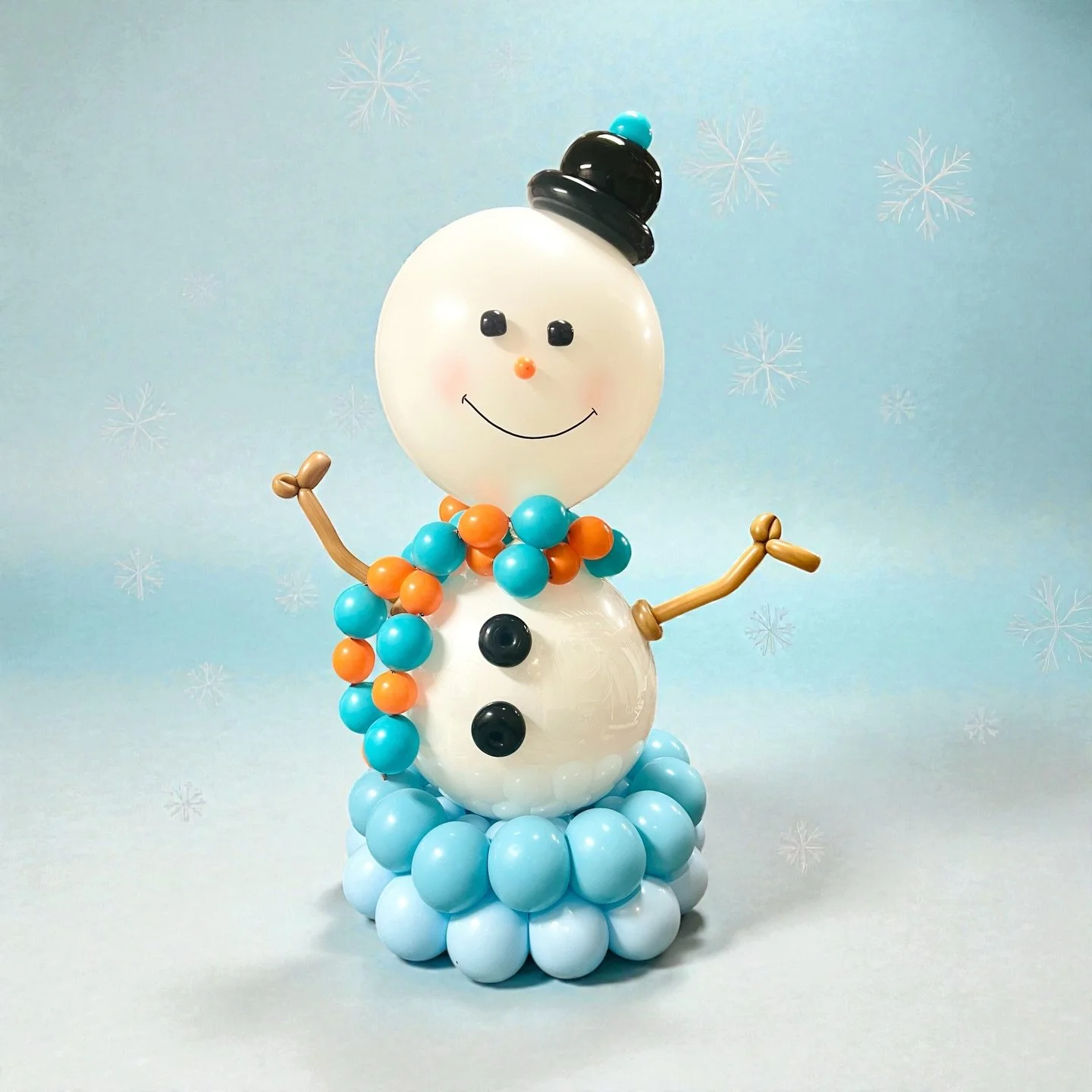 Love this 5.5 ft snowman!
#balloond&eacute;cor #balloondecoration #balloonsnowman