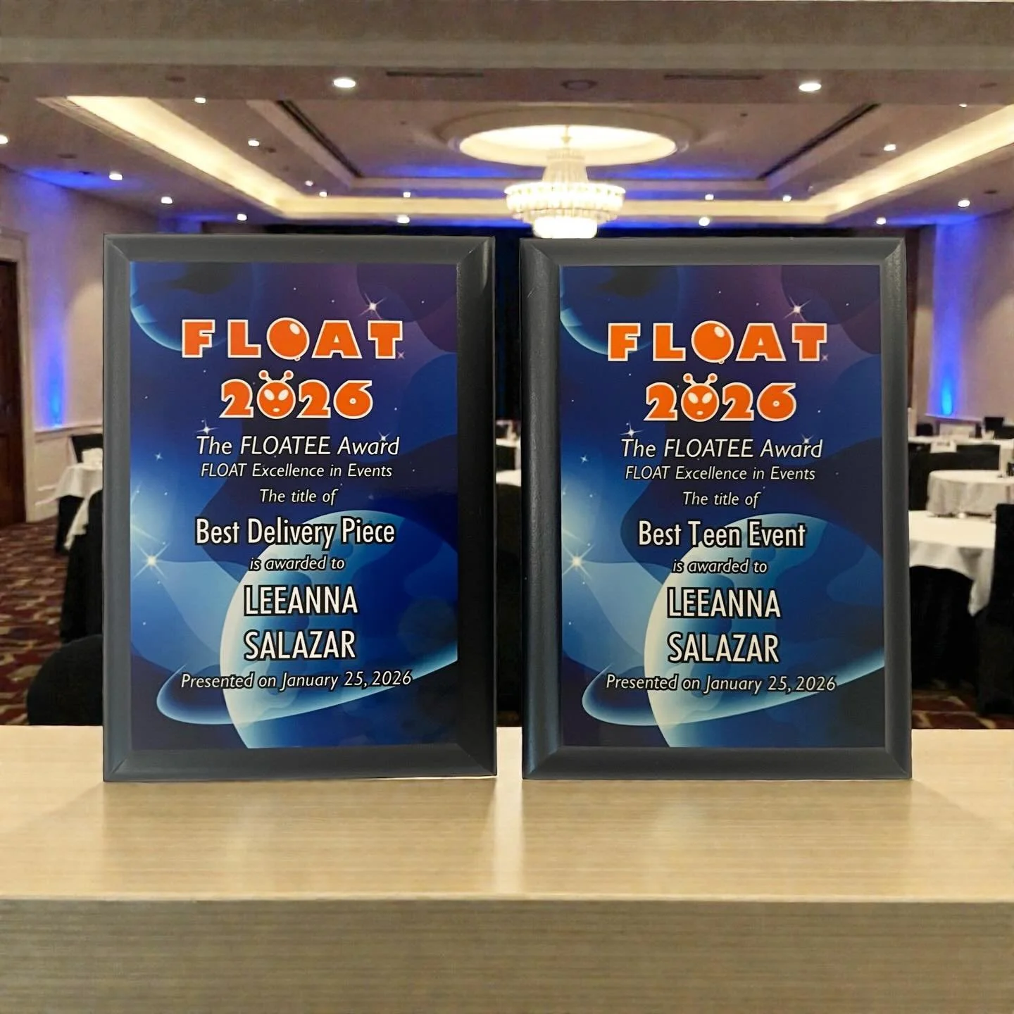 Still floating&hellip; and coming home a winner!🏅 🎈😭

Every year the competition at the Floatees gets stiffer, so bringing home TWO awards feels surreal. 

I won Best Teen Event, collaborating with local event planner @partygirl.events for a Billi