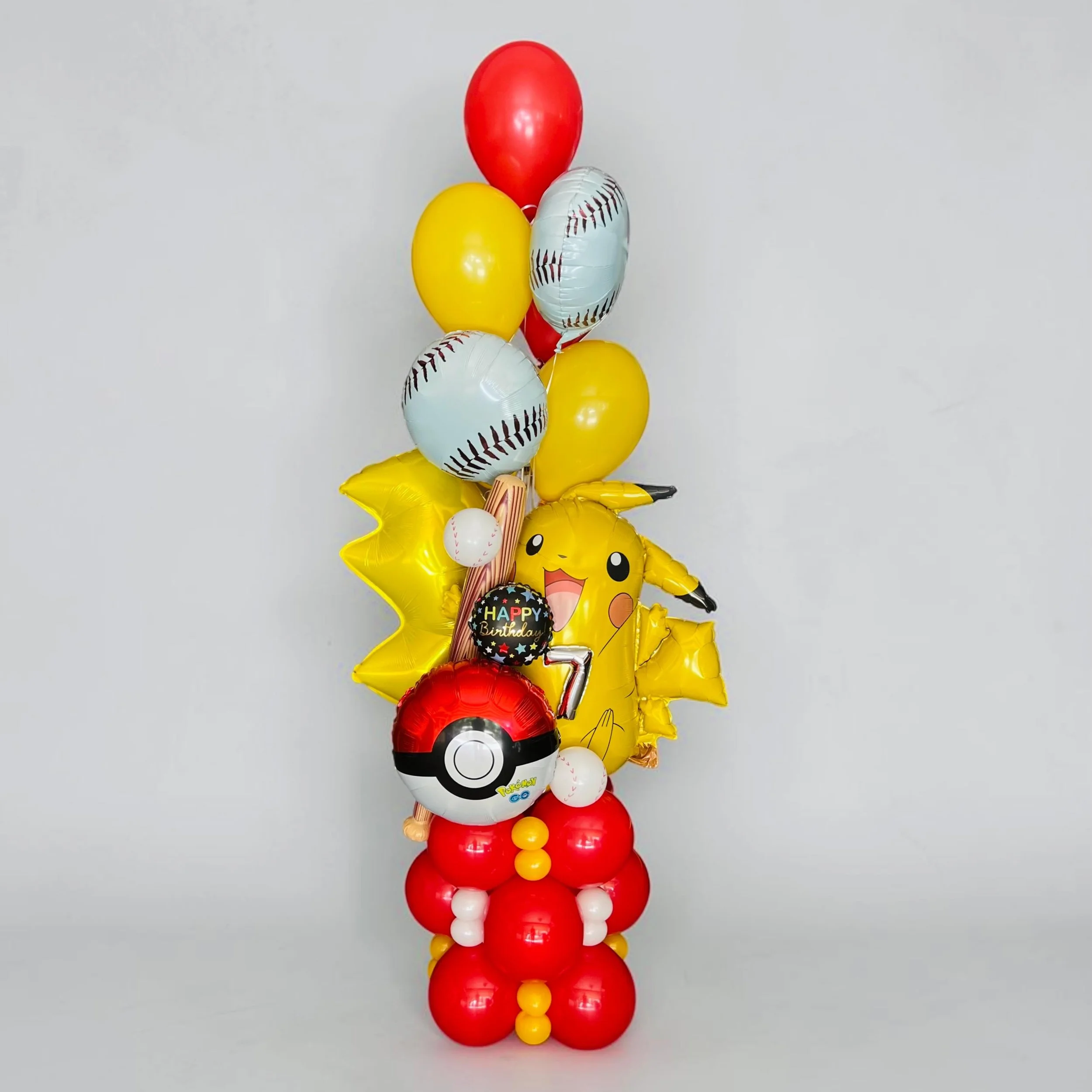 Pikachu stack GO! 
#pokemonballoons #balloonstack