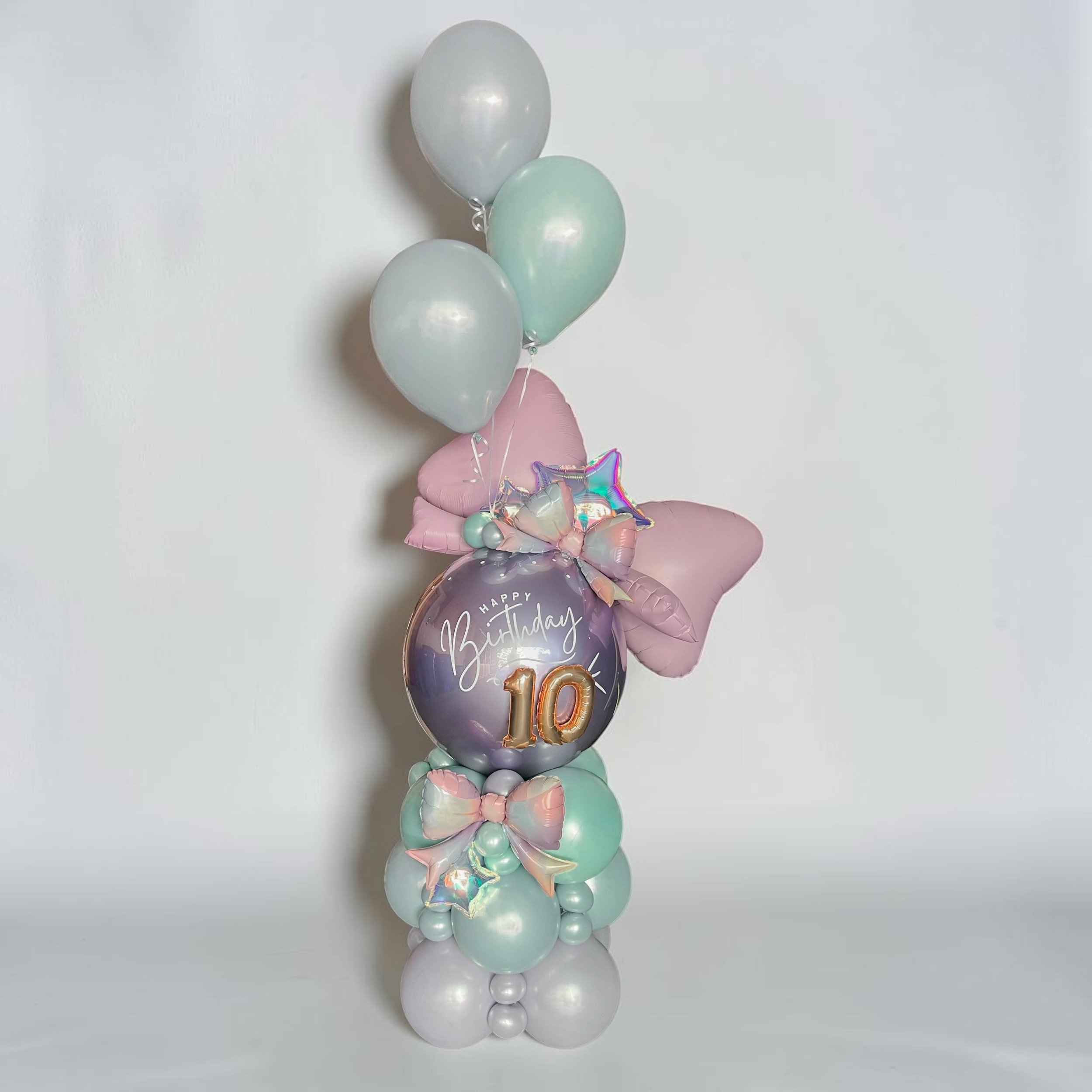 Dreamy double digits! 🎀✨
#balloonstack #balloonbouquet #birthdayballoons