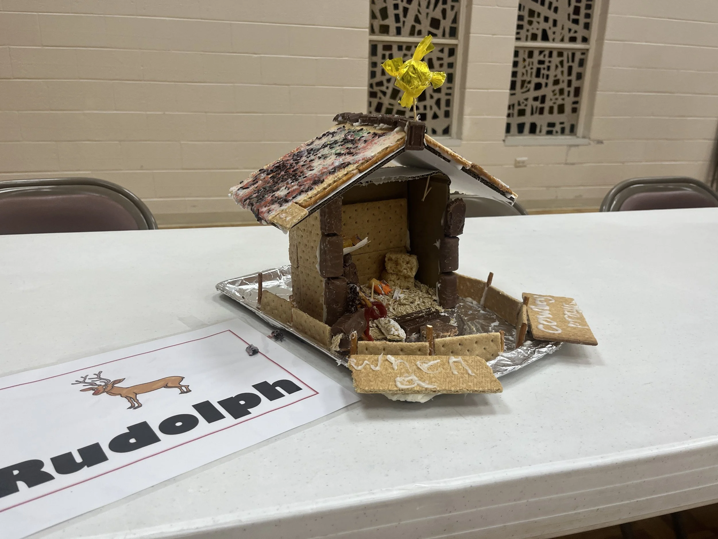 Junk Gingerbread Houses