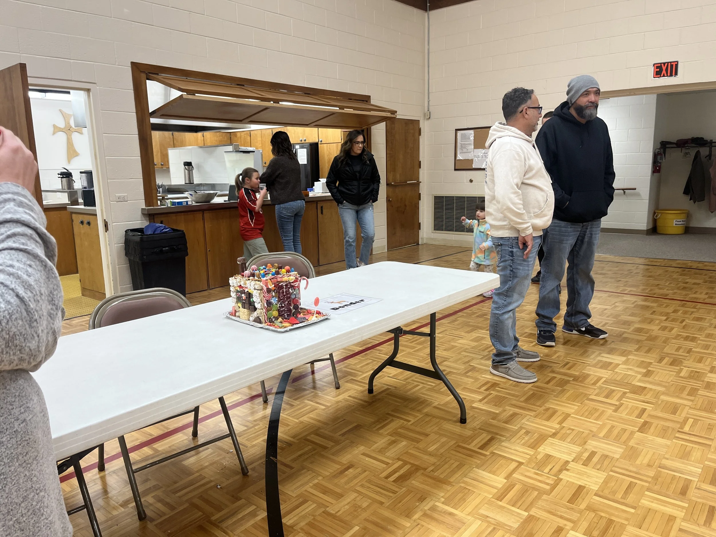 Junk Gingerbread Houses