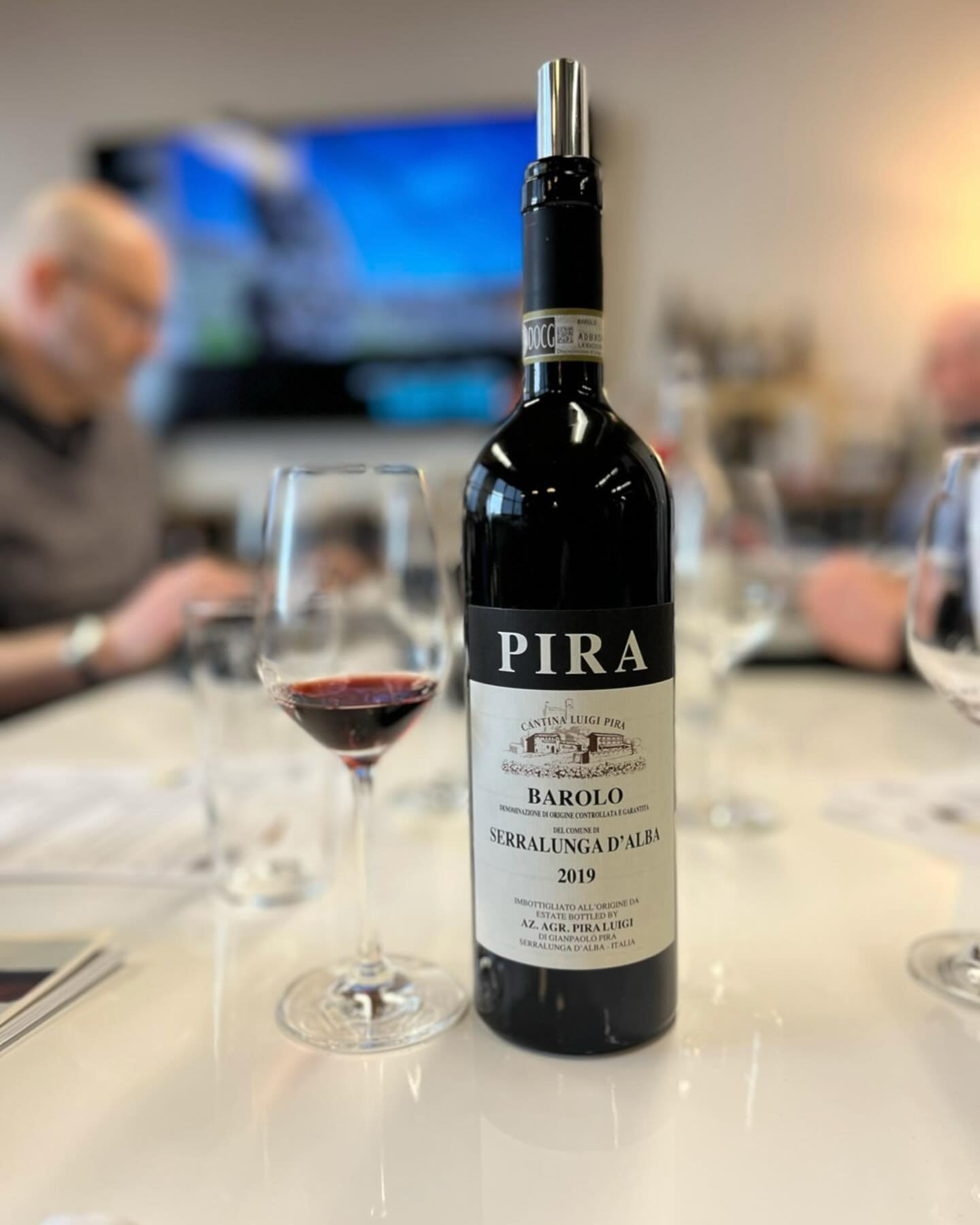 Pira Barolo Commune di Serralnuga 2019:  100% Nebbiolo from calcareous clay soils, from vines planted in 1959 and 1995. Fermentation in temperature-controlled tanks and aged for 24 months in wooden nbarrels. Balanced, savory, and laden with notes of 