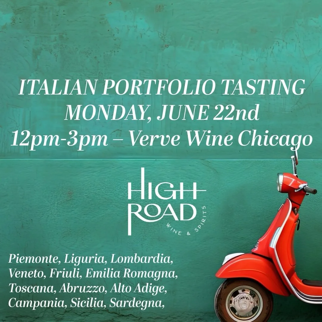 Save the date! Our Italian Portfolio Tasting is happening on Monday, June 22nd from 12pm to 3pm at @vervewinechi. We&rsquo;ll be pouring wines from 10+ regions across the country, including Friuli, Piemonte, Tuscany,  Sicily, and more. 

Featured Win