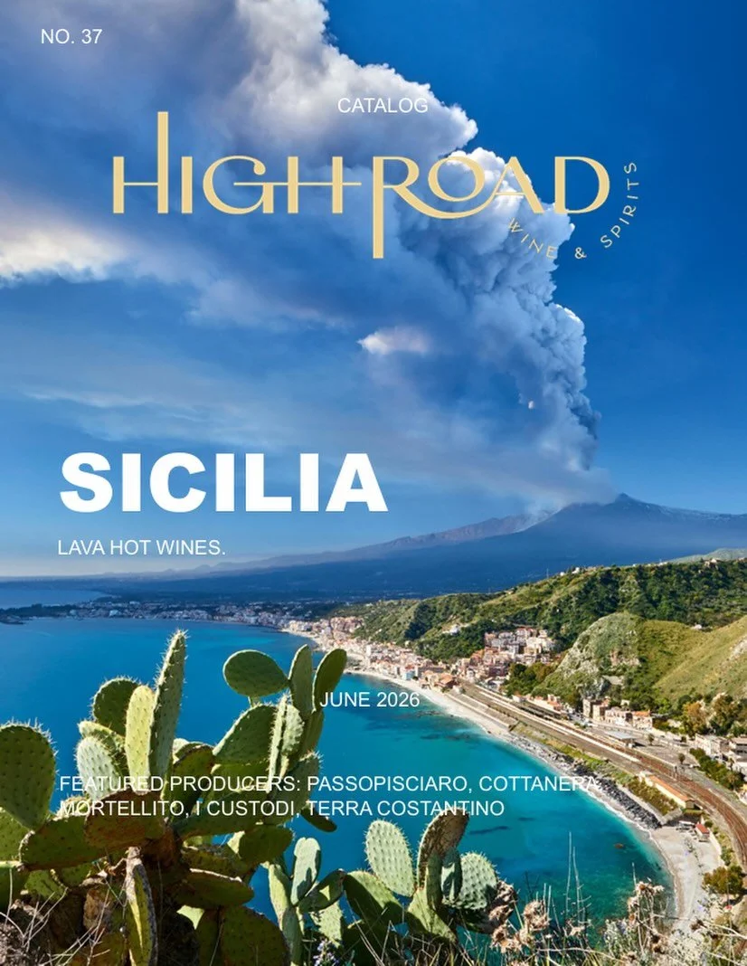 New month, new feature! Our June Price Book lava hot wines from Passopisciaro, Cottanera, I Custodi, and more. Further details on our Sicilia highlights can be found via the link in our bio / stories. #highroadwineandspirits #hrws #sicilia  #winesofs