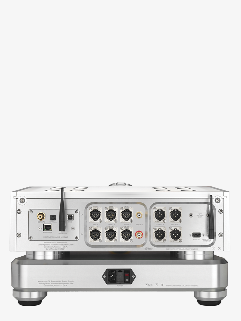 Dan d'Agostino Momentum C-2Z Préamplificateur back.png