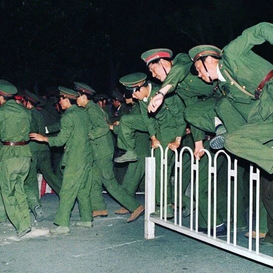 Tianmen square massacres June 4 &amp; 5, 1989 result of massive protests happening in the city demanding freedom, justice, &amp; liberation